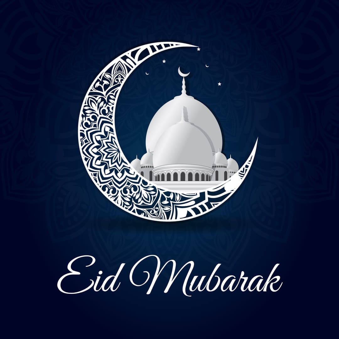 ✨🌙 Eid Mubarak !
 🕊️💛