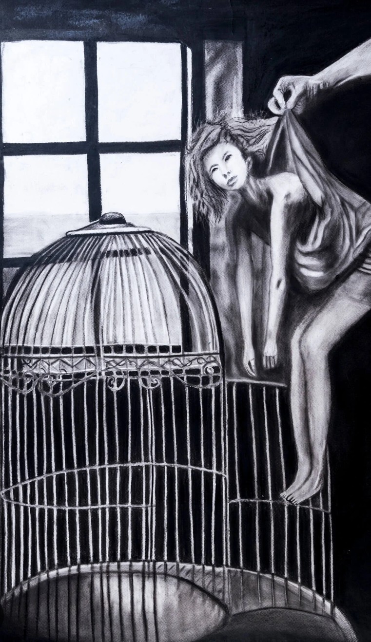 The Cage
Trapped inside this cage again 
Punishment for being me again
Not sure…