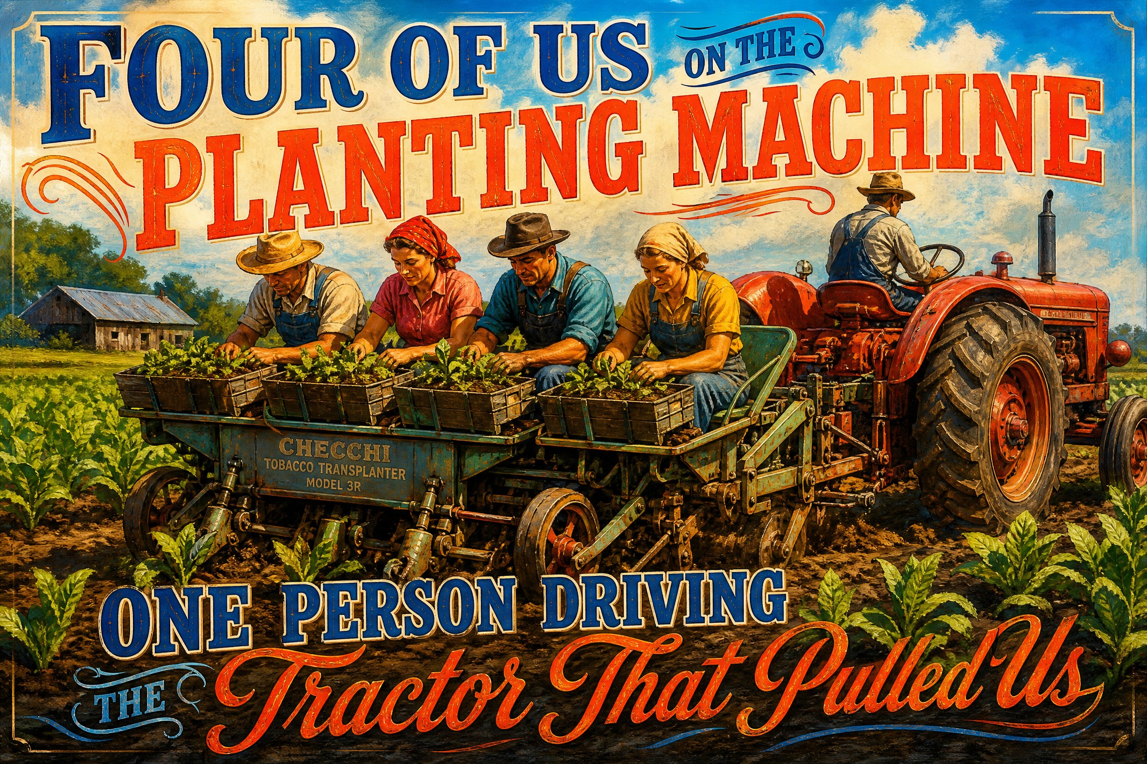 Tobacco Farm

Over twenty years ago I worked on a farm
And on that farm they…