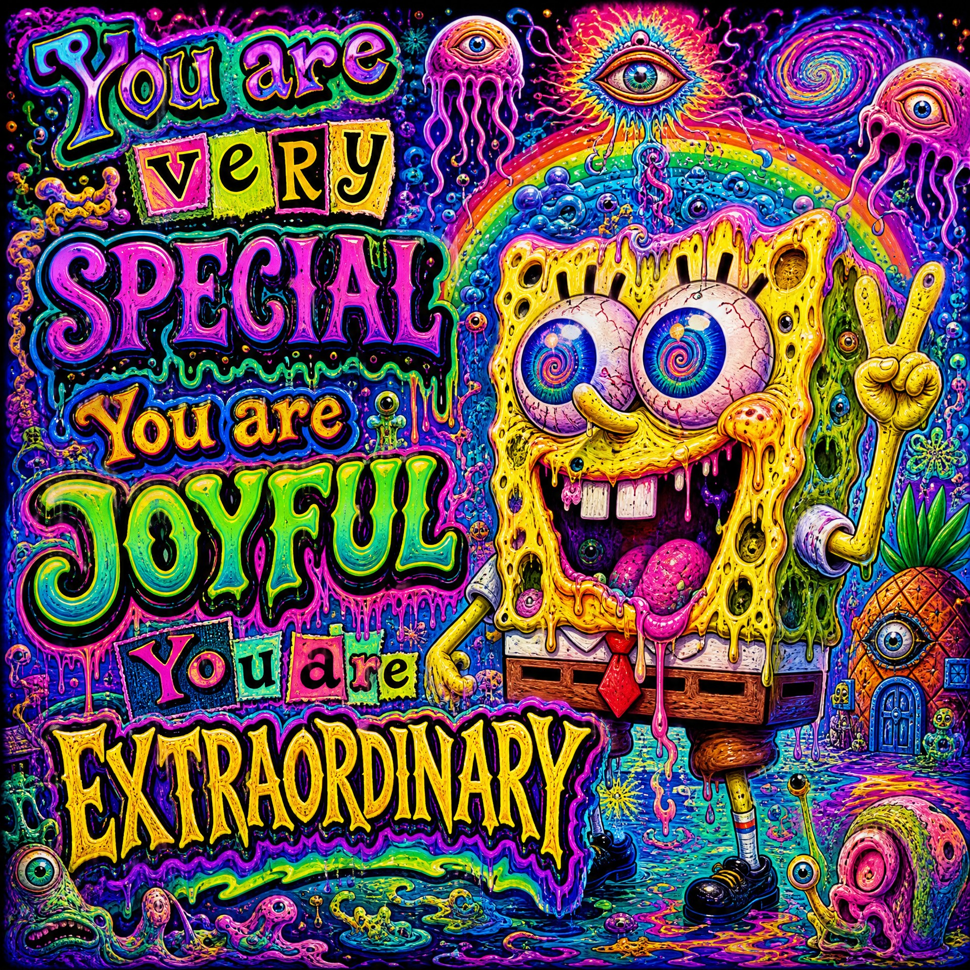 Very

You are very special
You are joyful
You are extraordinary 
And you are
So…