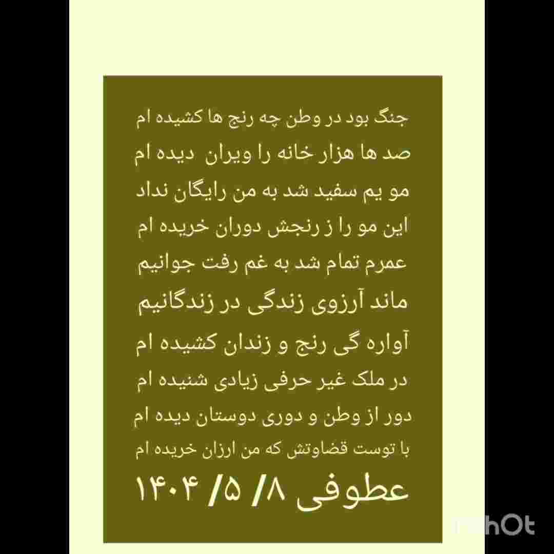 برف پیری آمد