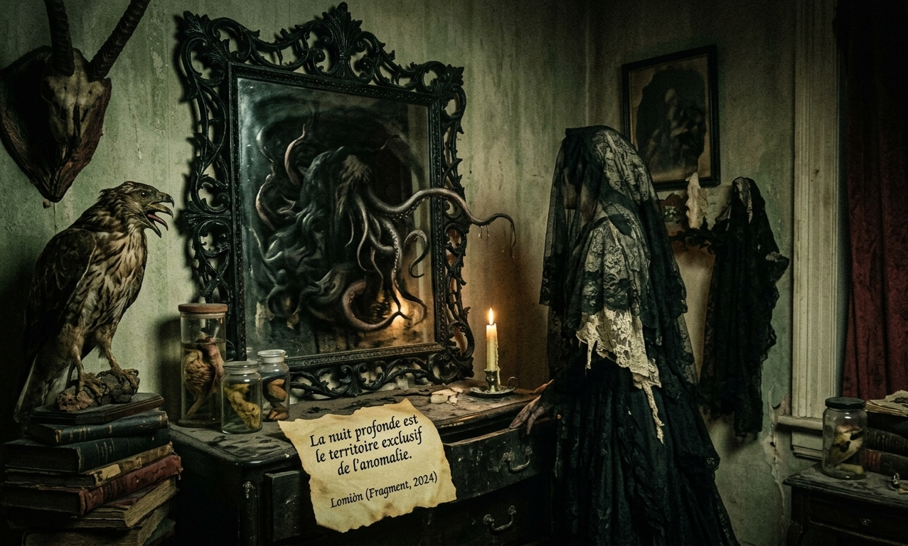 ​"La nuit profonde est le territoire exclusif de l'anomalie."

​Lomiòn…