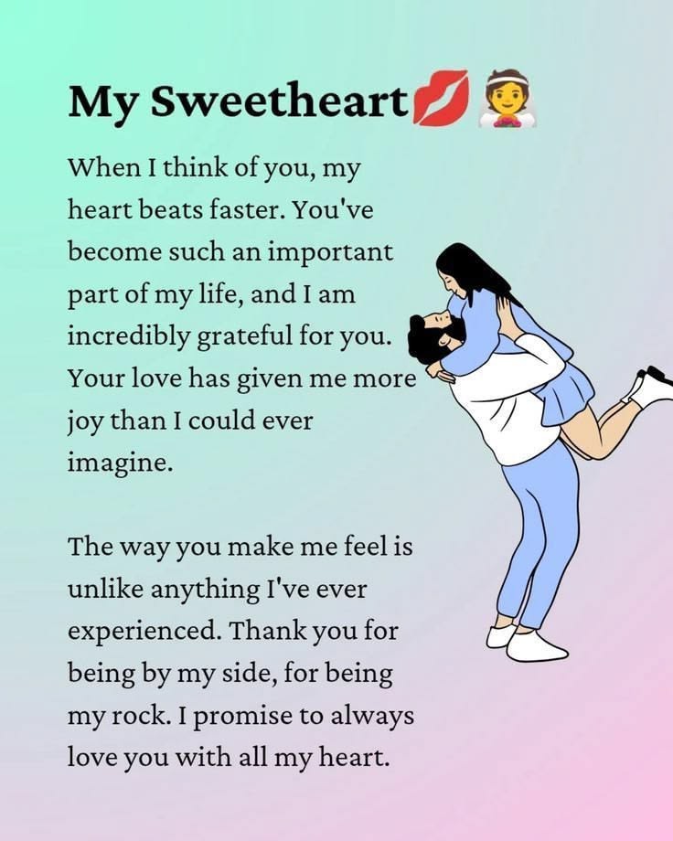 My sweetheart 😘