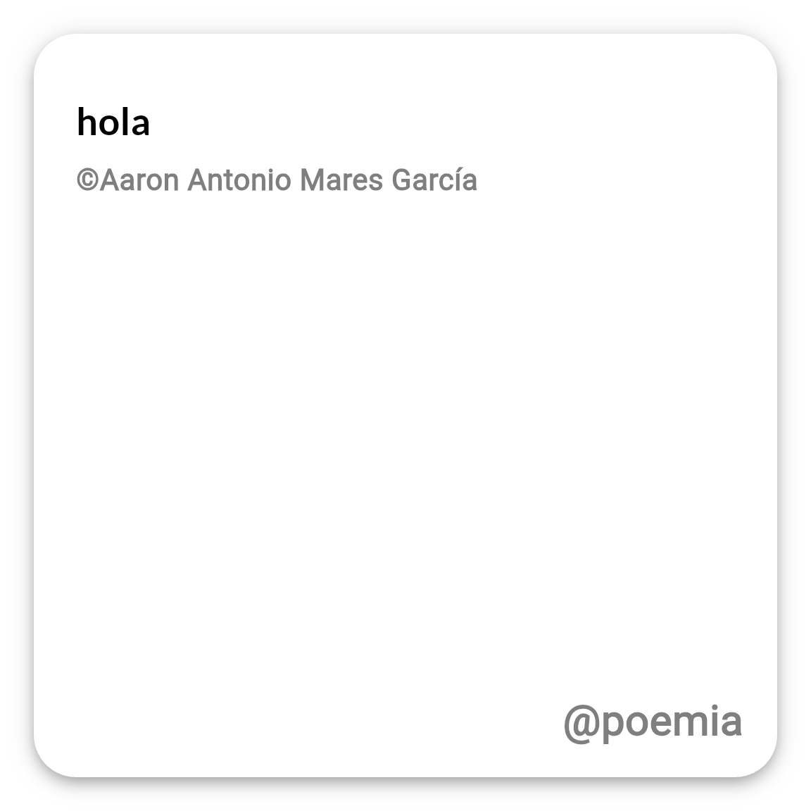 Poemia