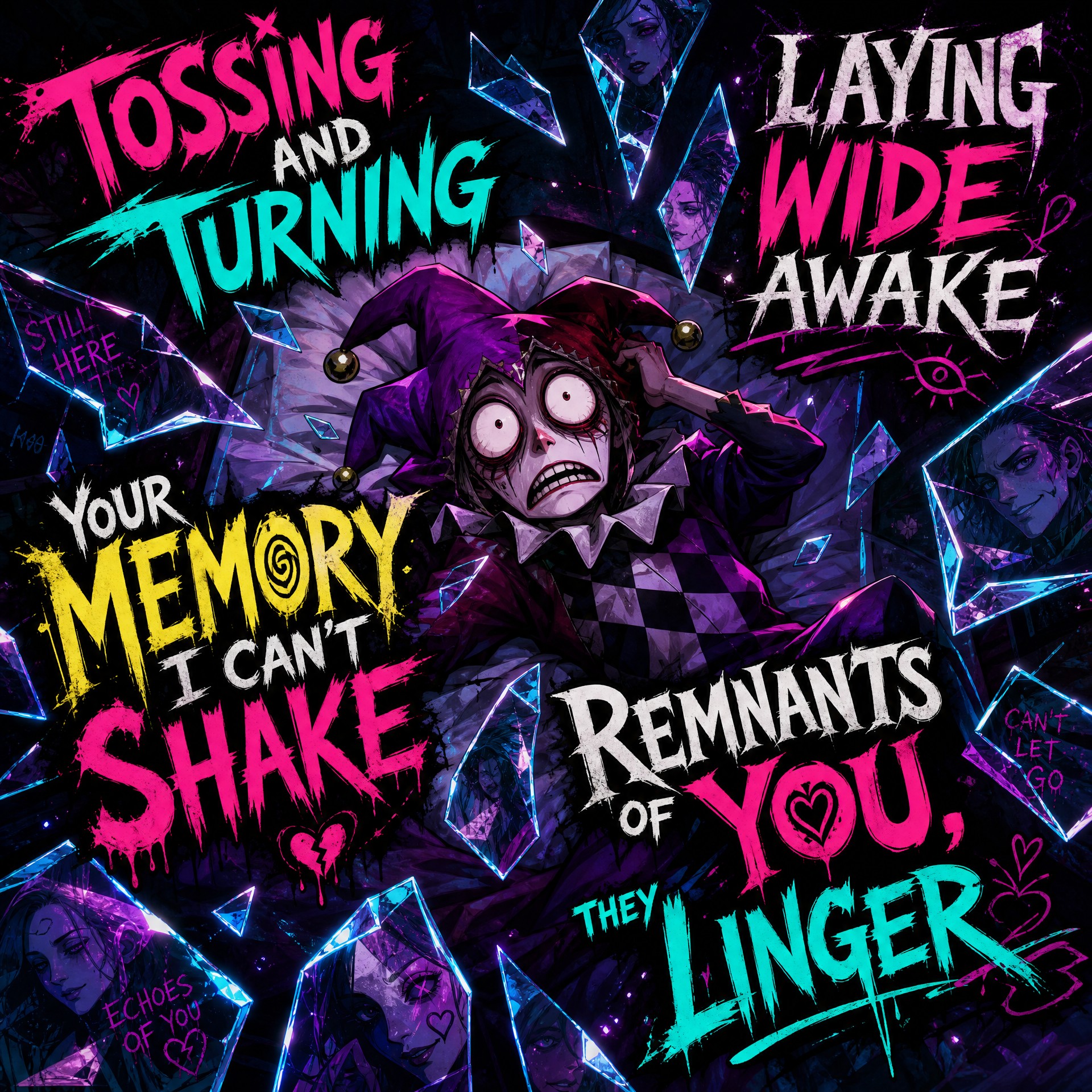 Remnants

Tossing and turning
Laying wide awake
You keep returning
You keep…