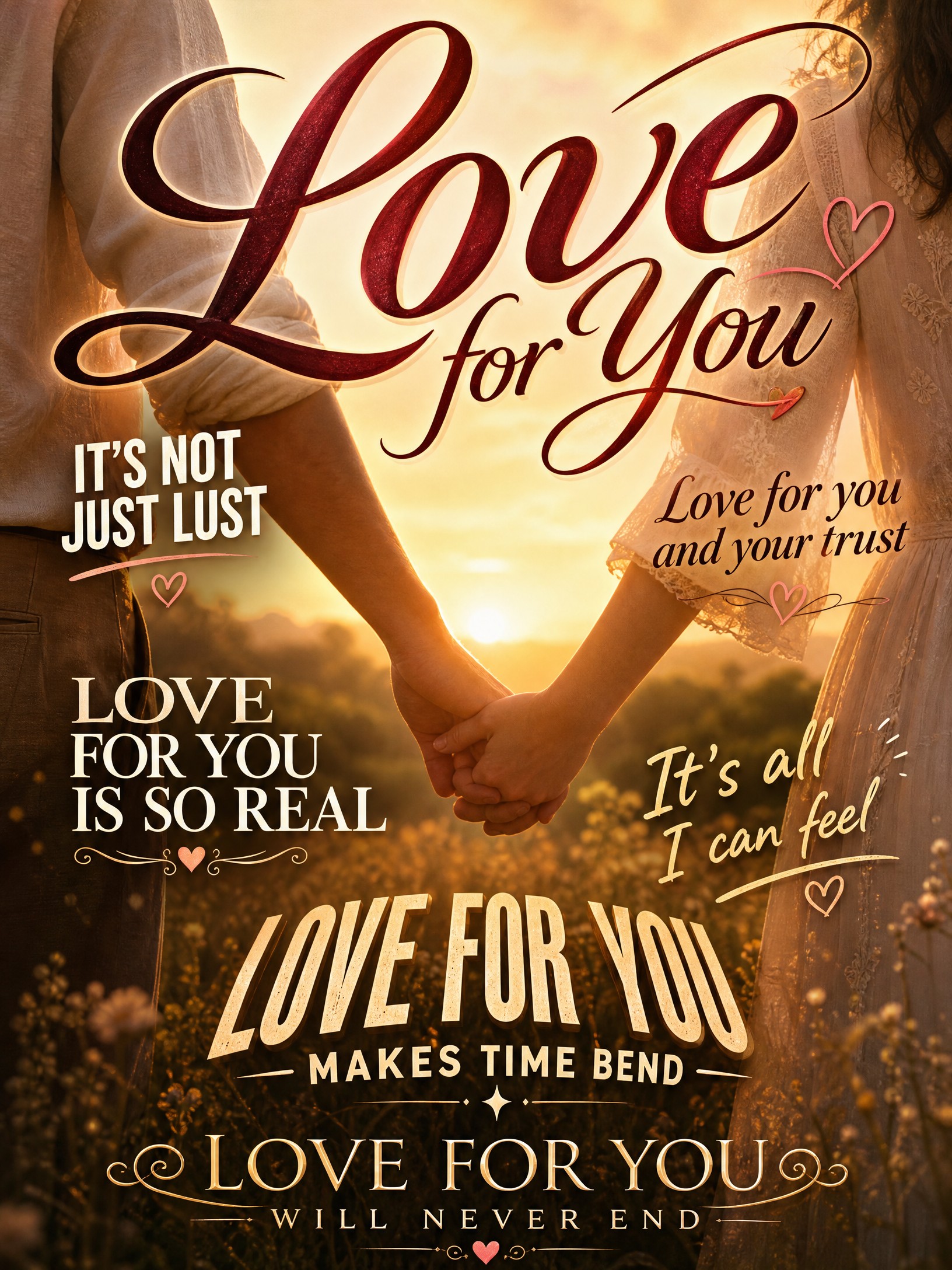 Love for you

Love for you is a must
It's not just lust
Love for you and your…