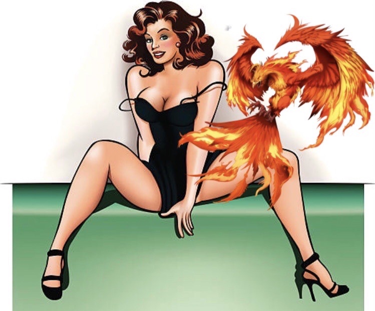 The Lady with a Phoenix Heart