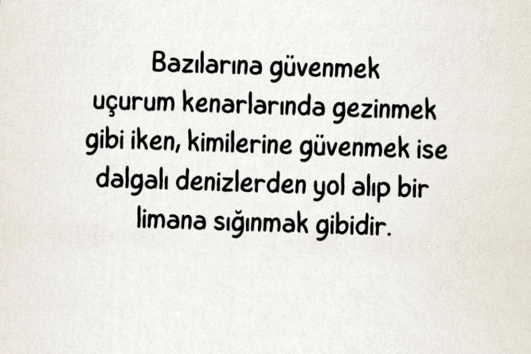 Güven var güvence var