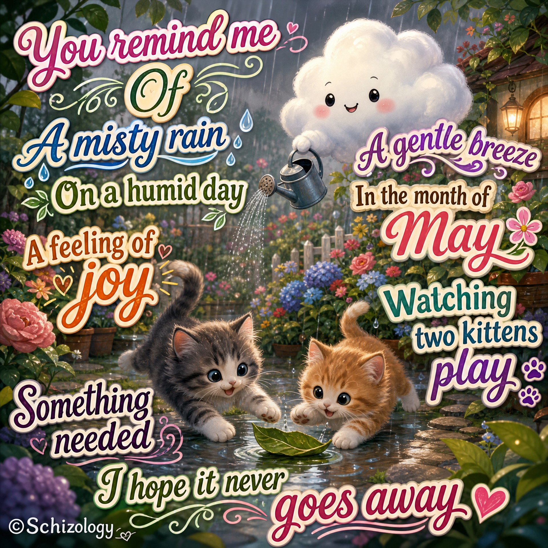 You remind me


You remind me
Of

A misty rain
On a humid day

A gentle…