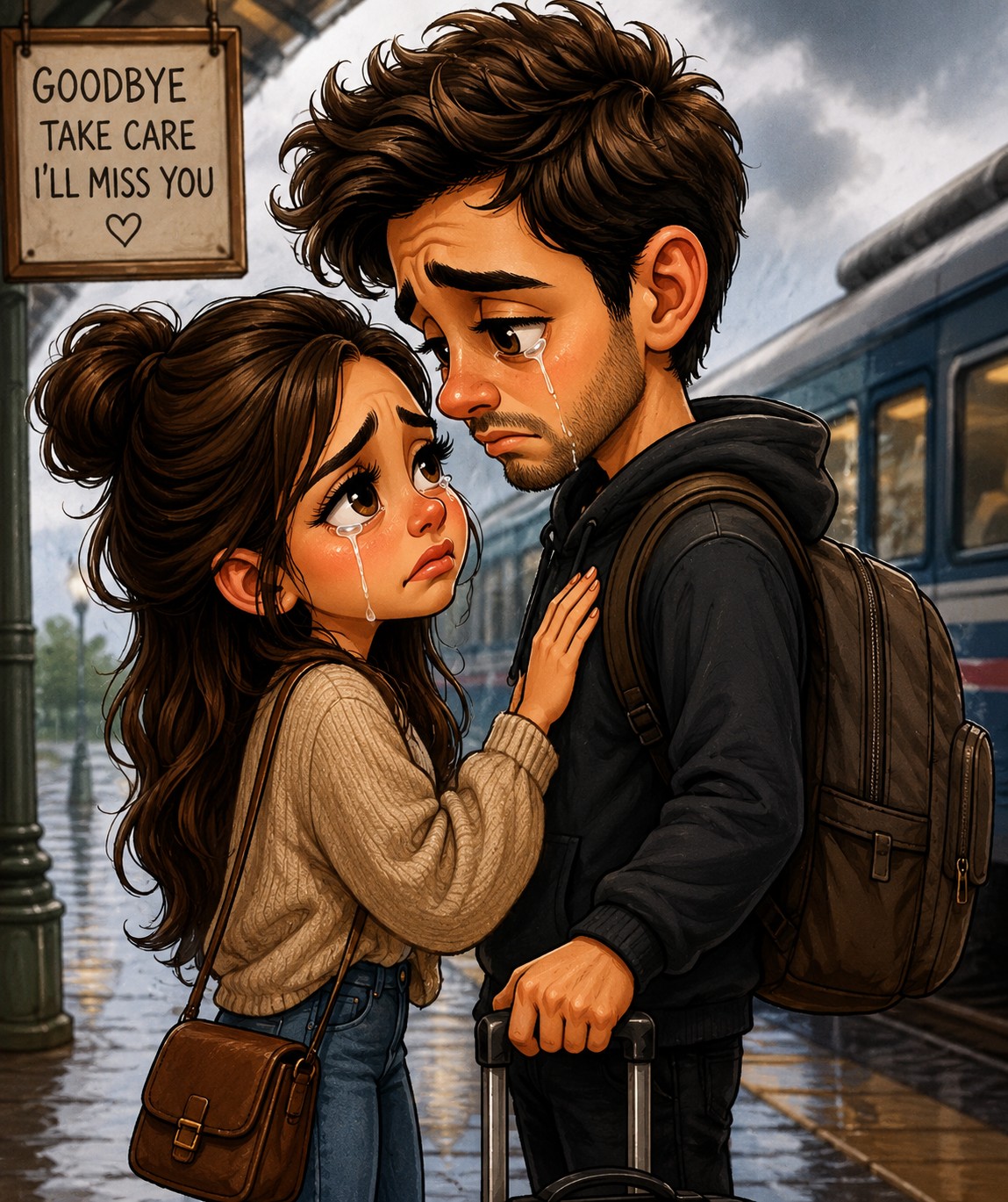 Broken are the pieces that shattered everywhere. 
With a heart like yours, I…