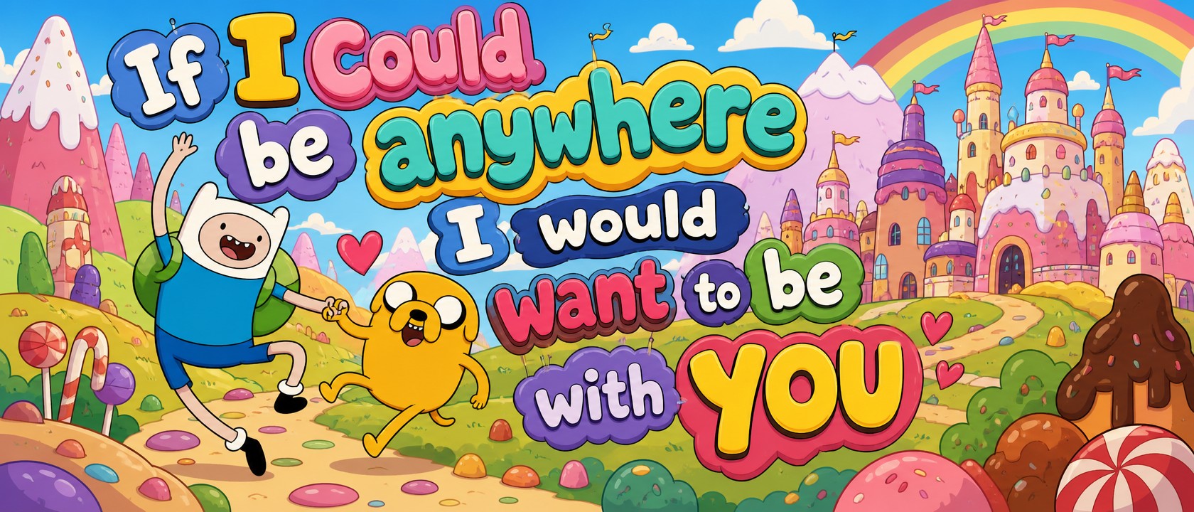If I could

If I could be anywhere
I would want to be with you
Wouldn't matter…