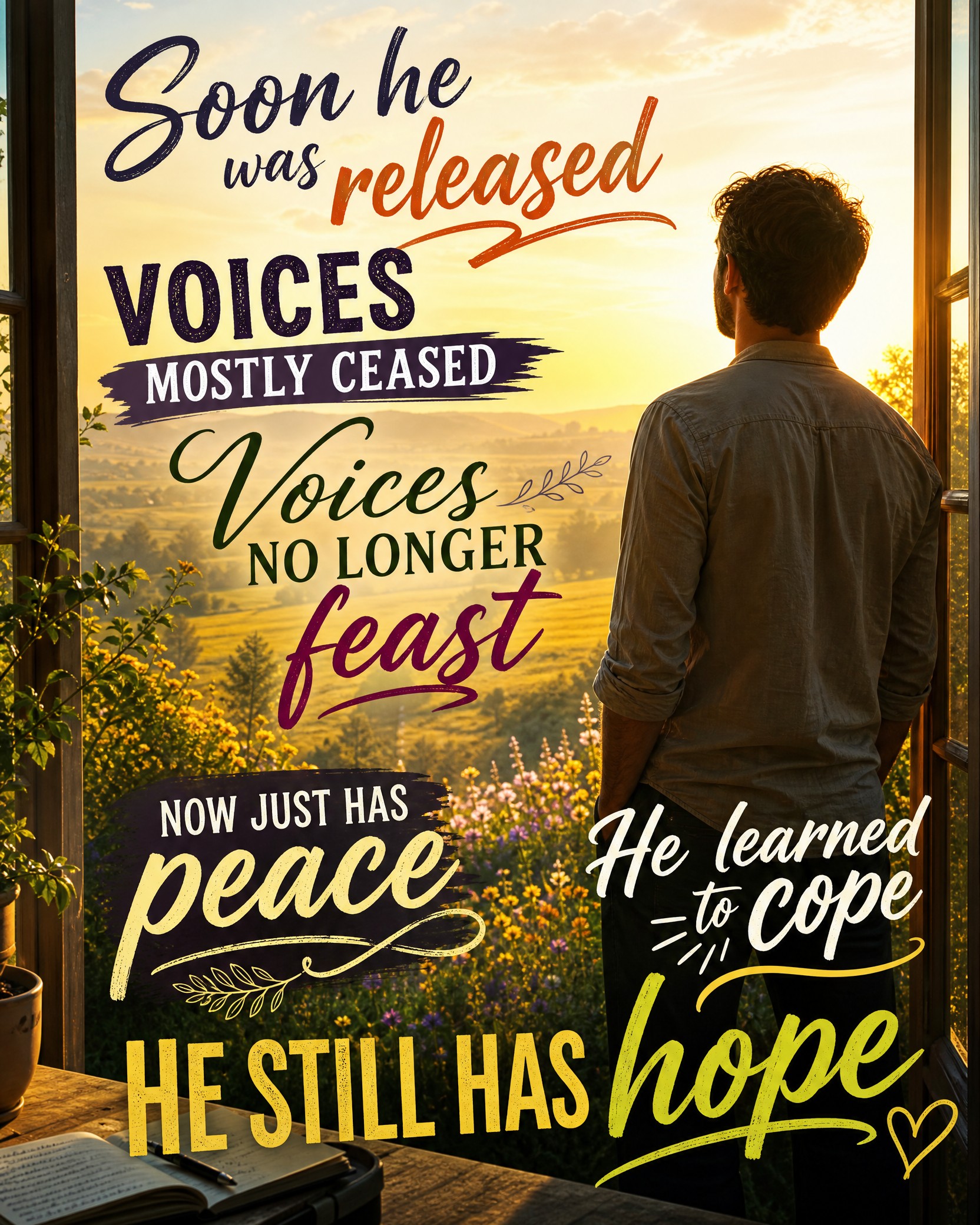The hospital

He couldn't grip
He always slipped
And bit by bit
He lost his…