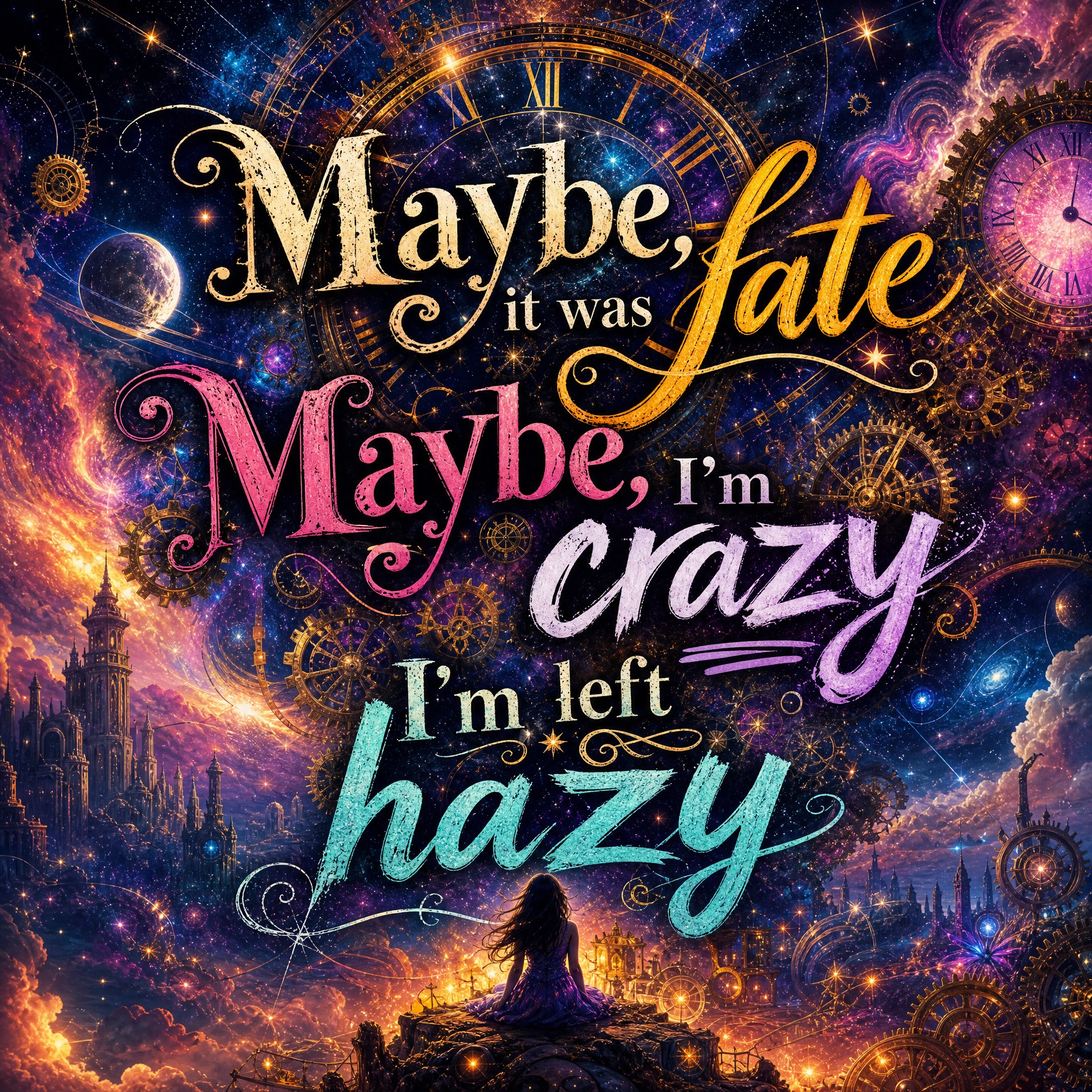 Maybe 2

Maybe, I was wrong
Maybe, I took too long

Maybe, I was late
Maybe, it…