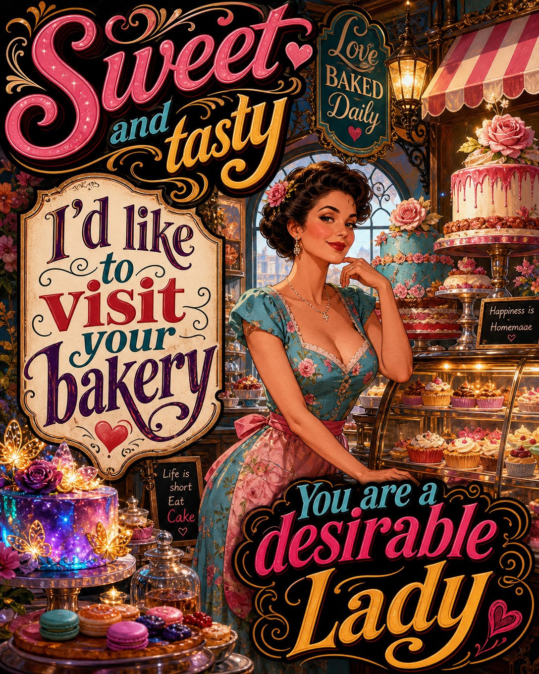 An angel and a blessing
Debonaire and delectable
Pretty and elegant
Is my…