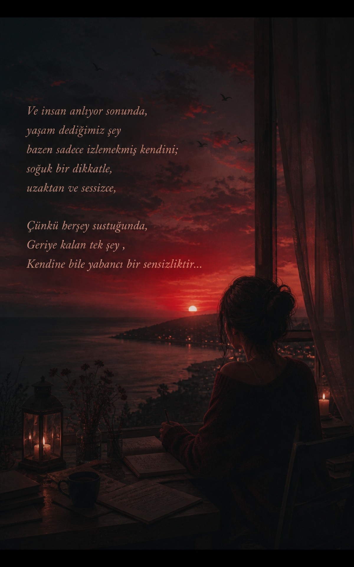 sadece belirsizliğe...