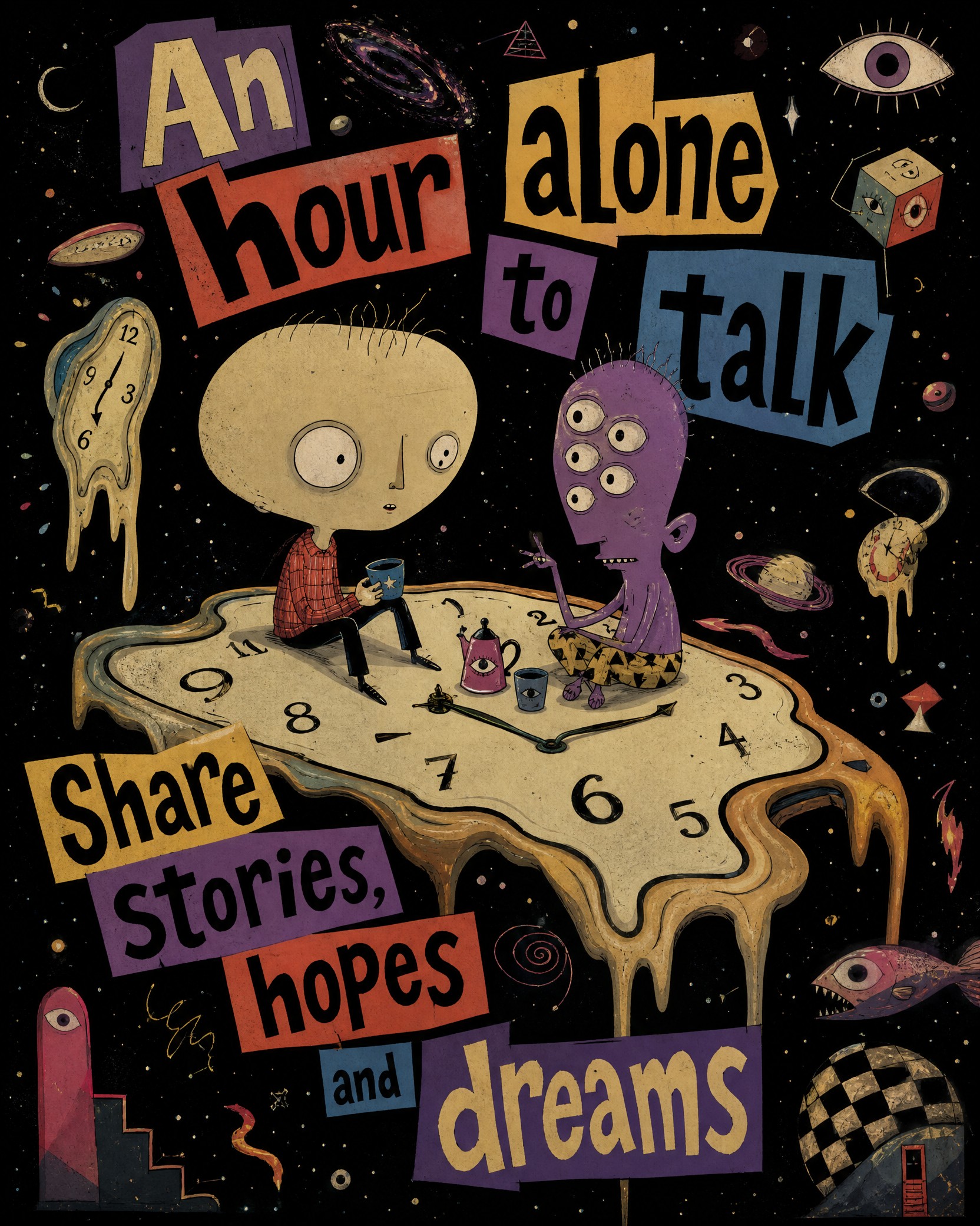 Request

An hour alone
To talk
Get to know
Each other

To laugh
And…