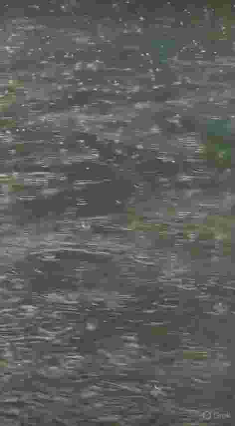 Rain on River