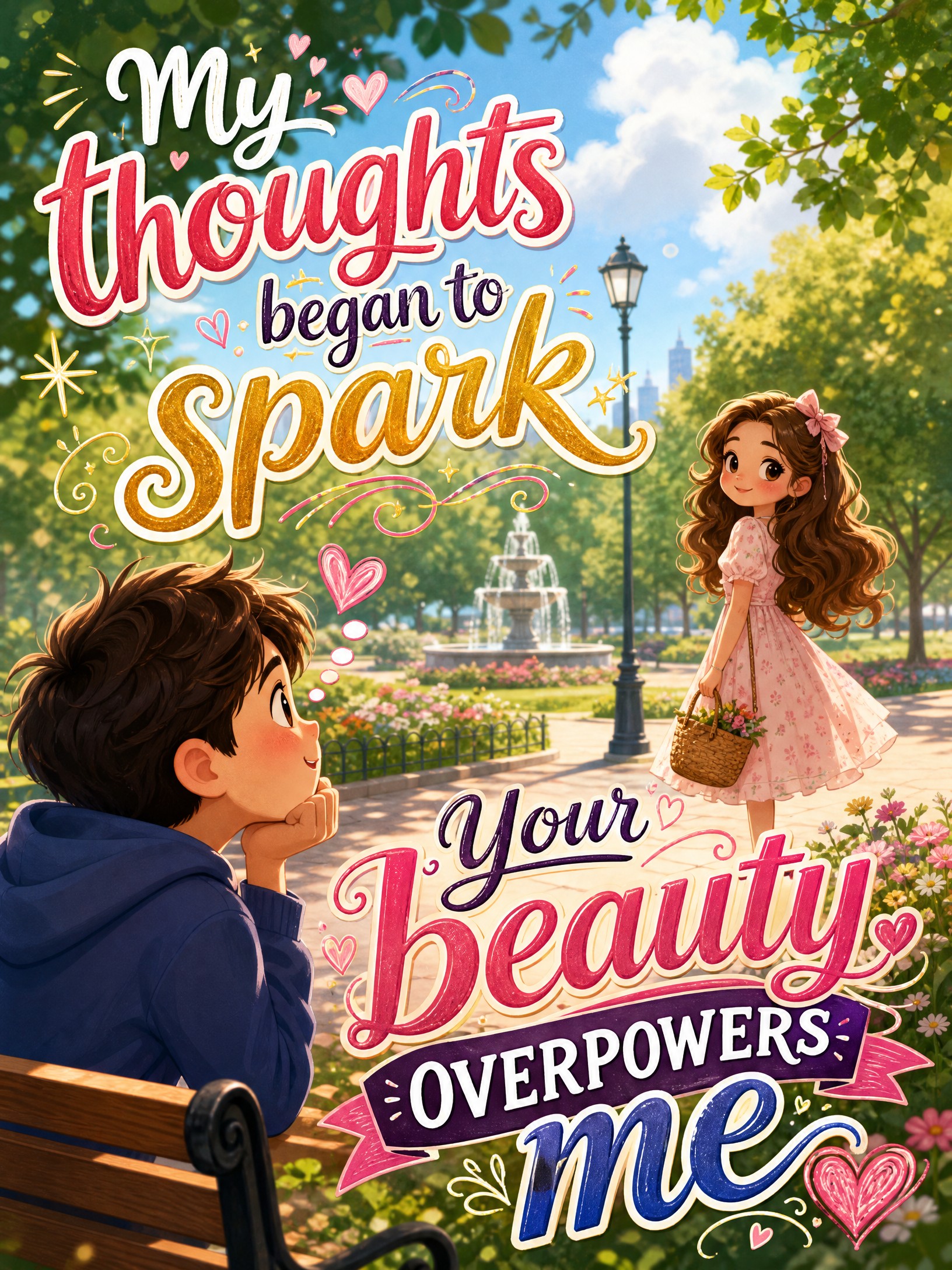 Involuntary

When I saw you across the park
My thoughts began to spark
Without…
