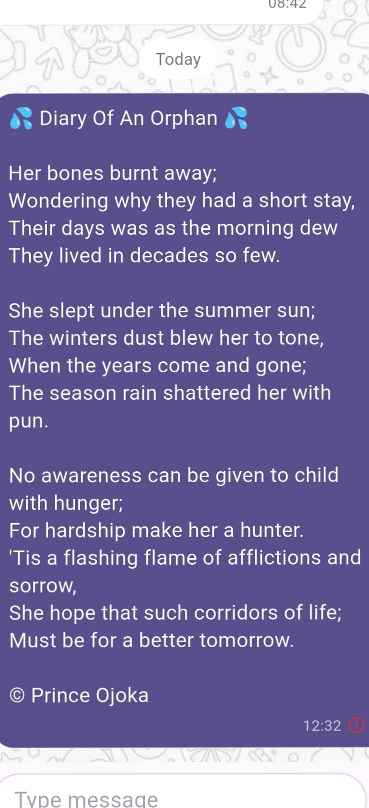 💦 Diary Of An Orphan 💦

Her bones burnt away;
Wondering why they had a short…
