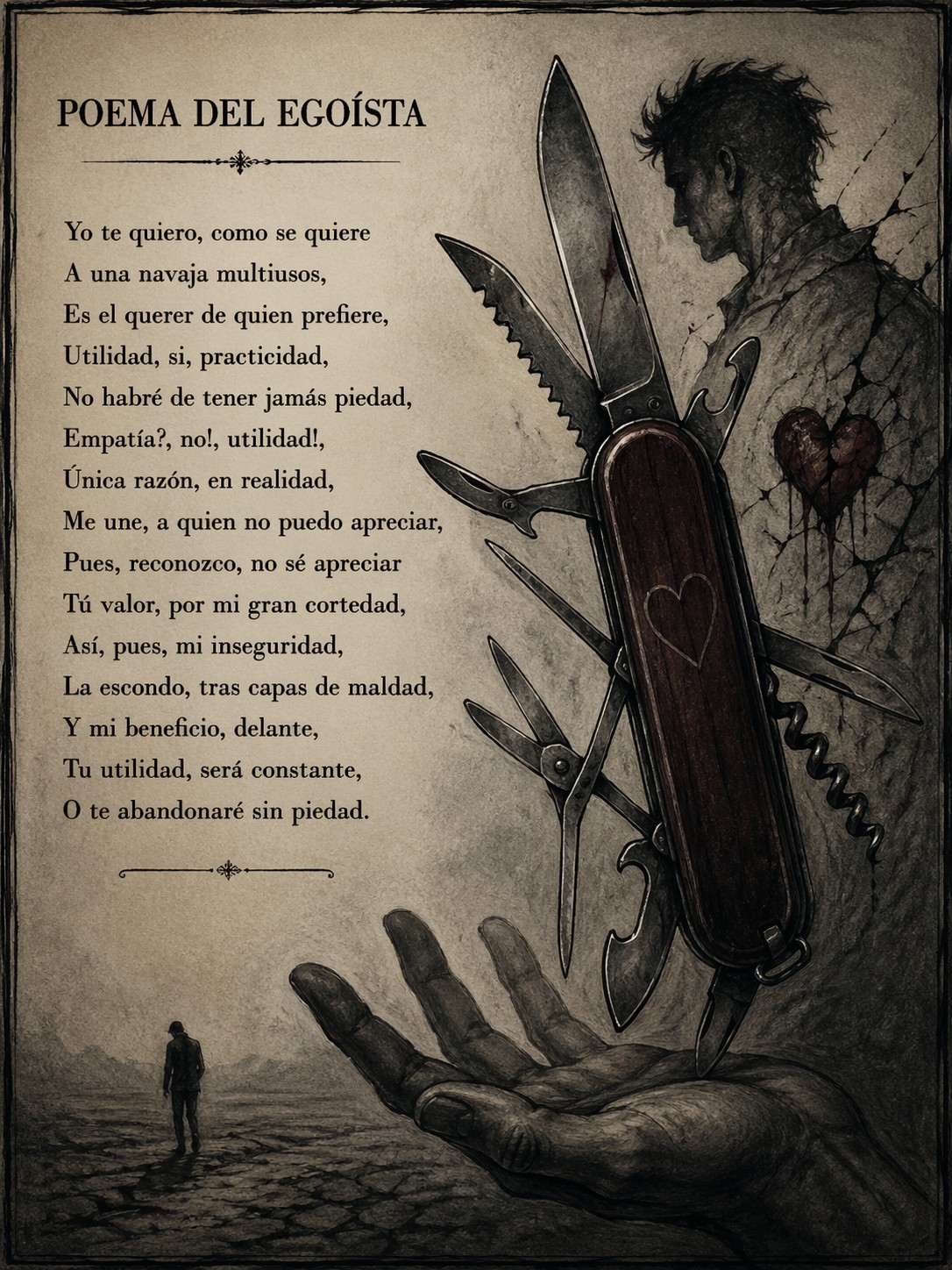 Razón para huir de la gente egoísta e interesada
