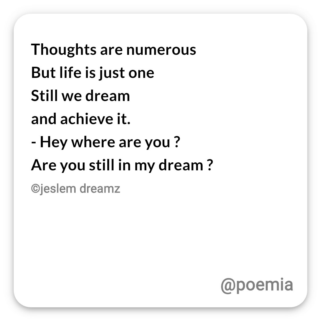 Poemia