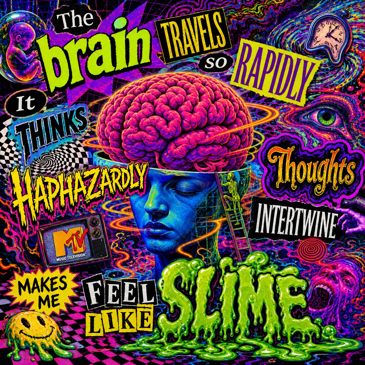 The mind

The brain travels so rapidly
It thinks haphazardly
Thoughts…