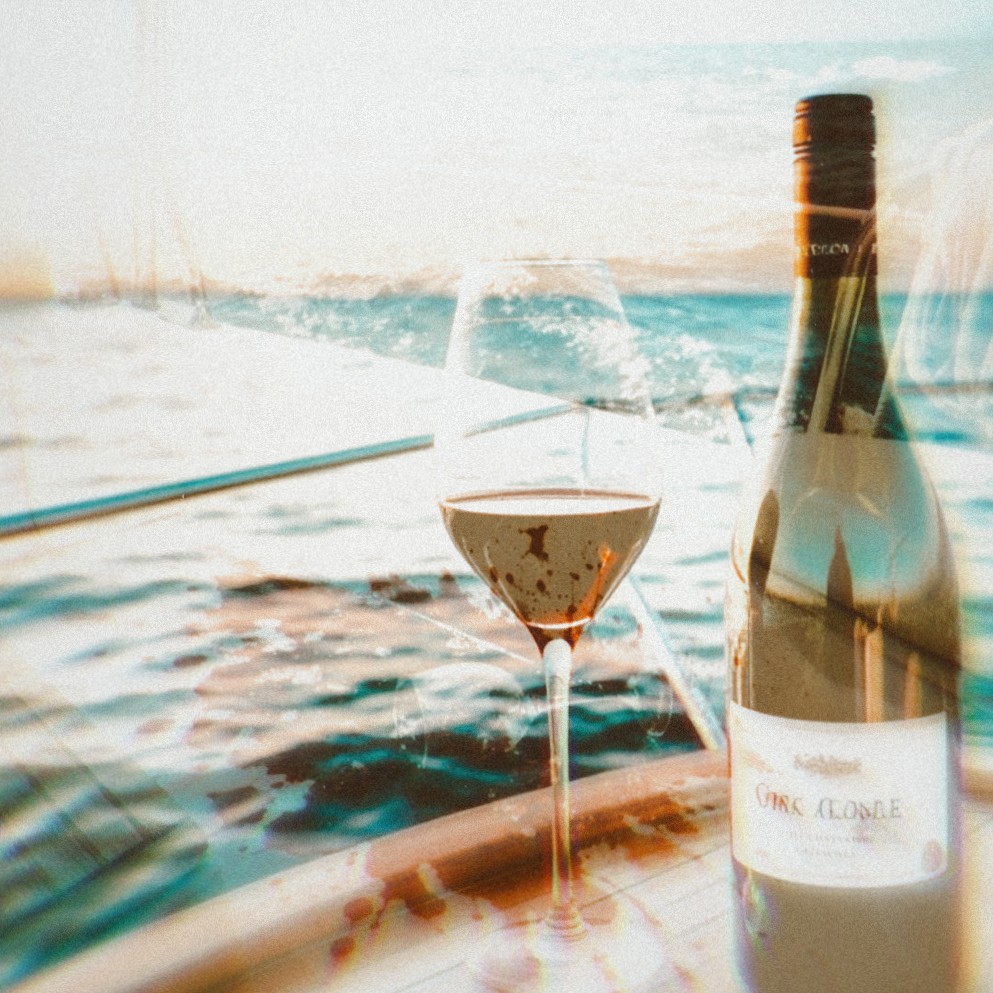 Share a glass with her