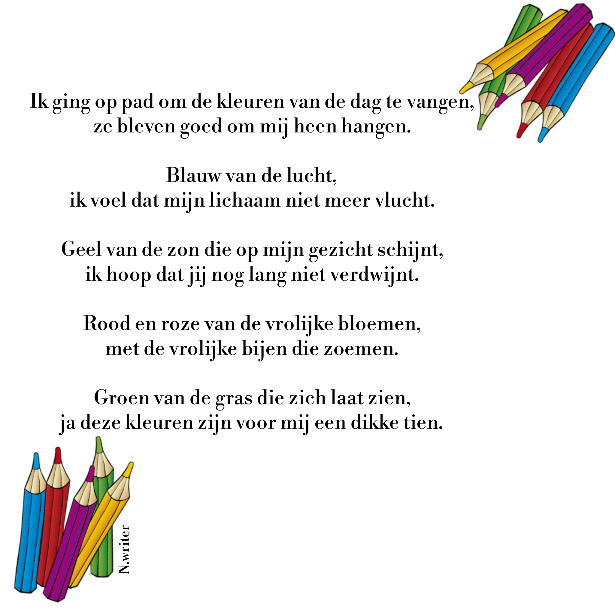 kleuren van de dag: