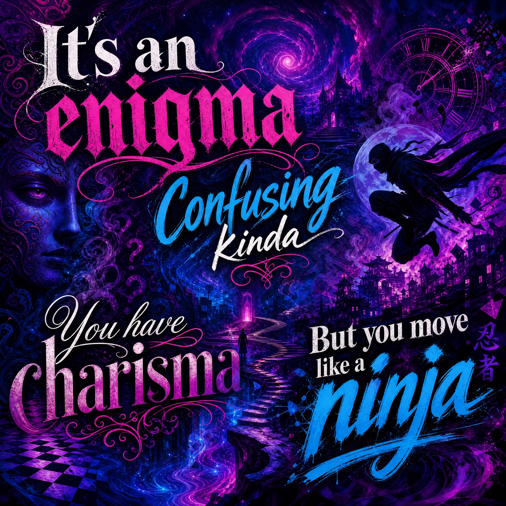 Enigma

The signs are confusing
I read come a bit closer
But it seems so…