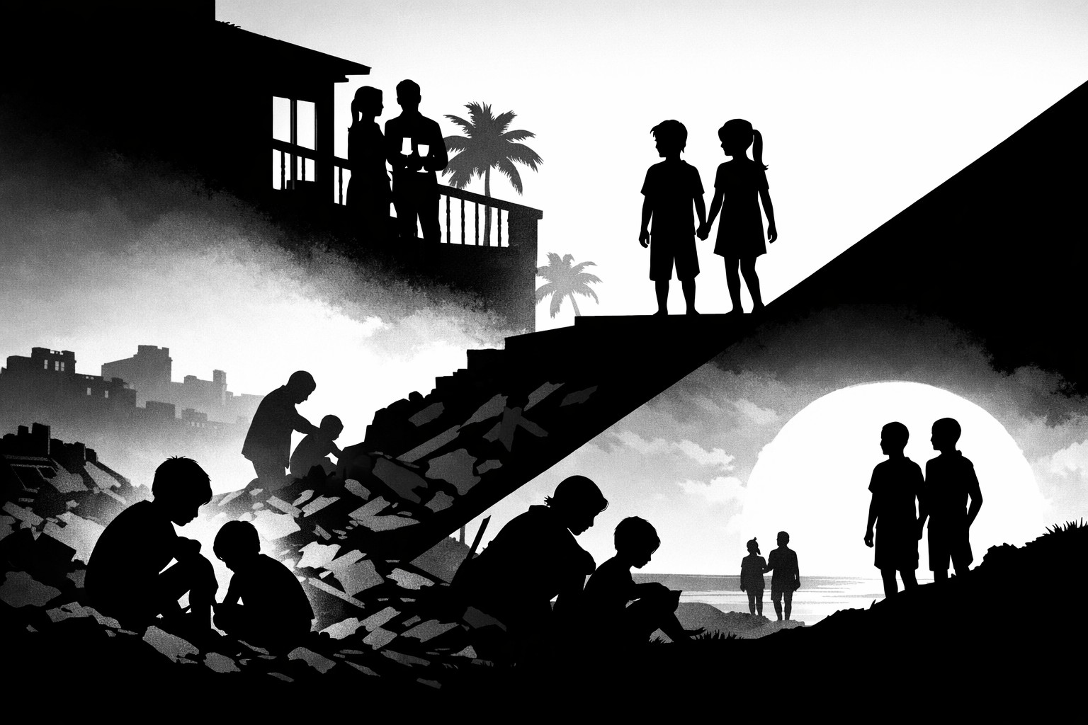 Niños ricos, niños pobres