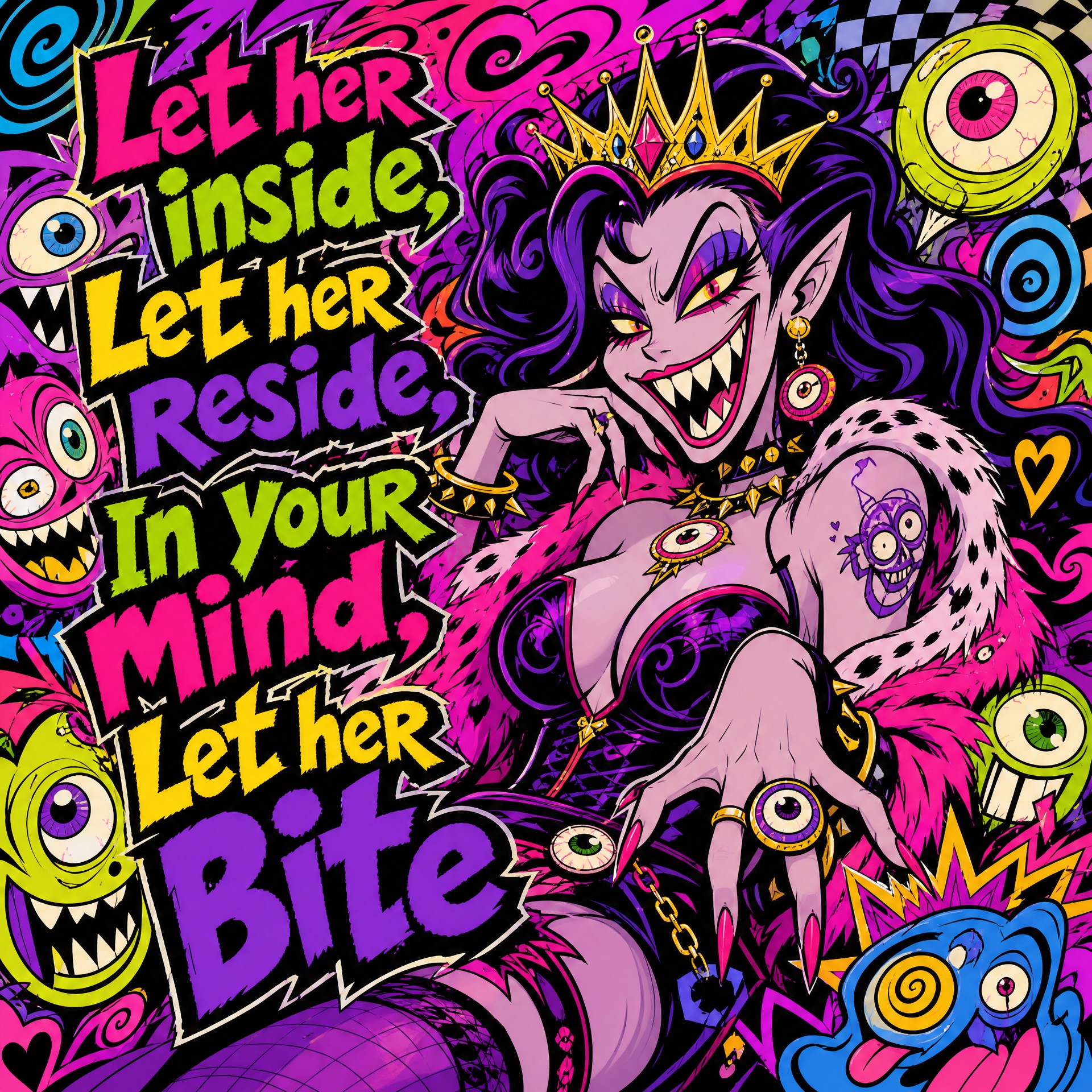 Let her bite

A seductress, it's a test
Her production, is the best
My…