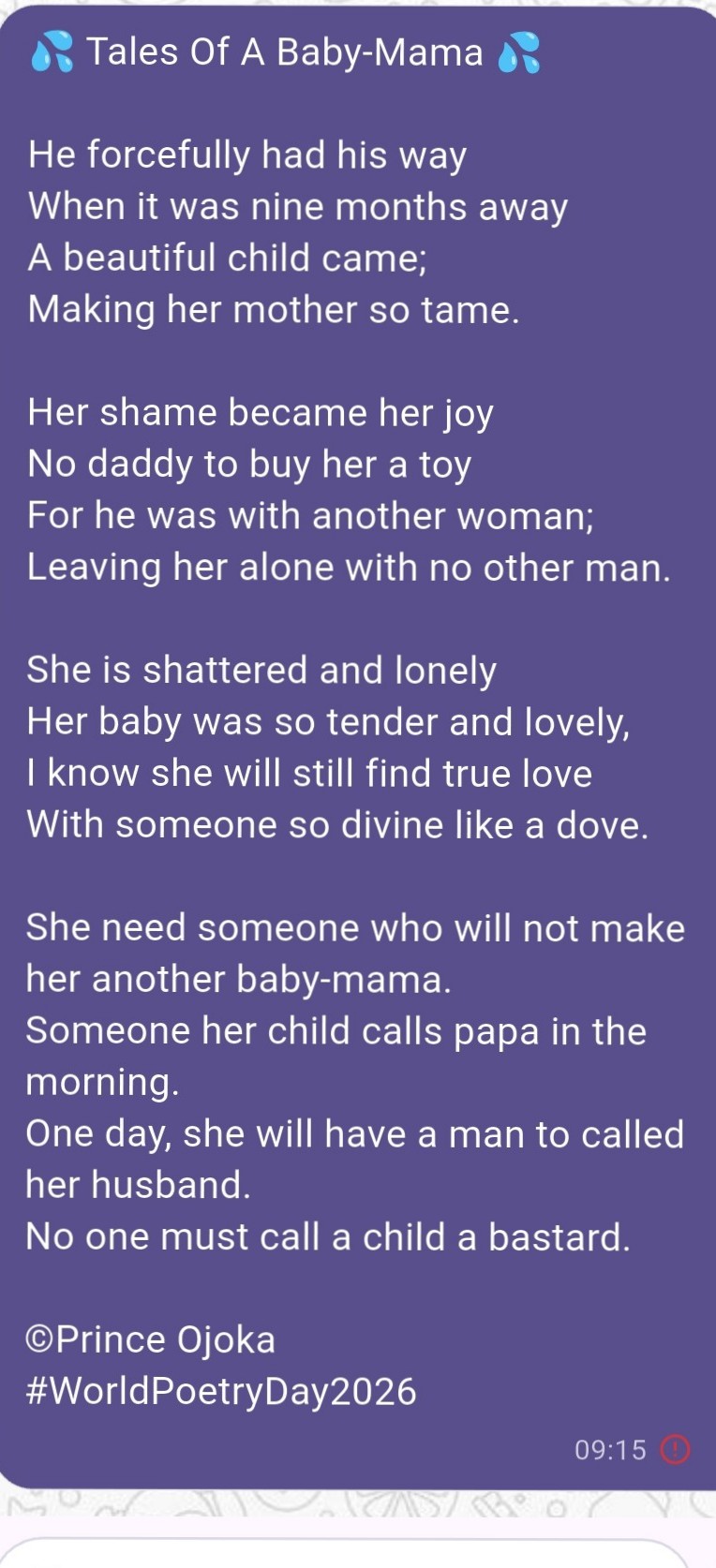 TALES OF A BABY-MAMA