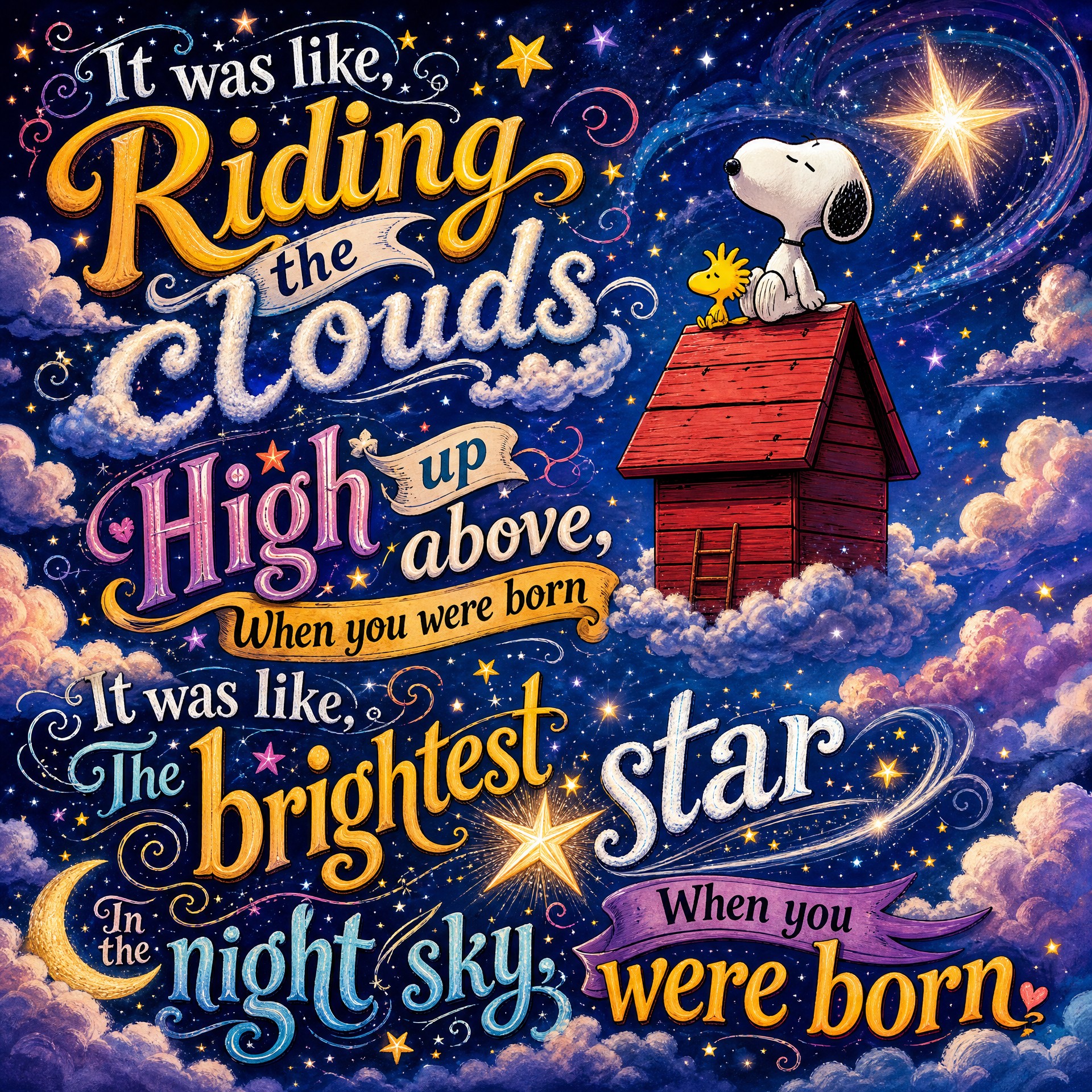 It was like

It was like ,I was given
The whole world ,When you were born
It…